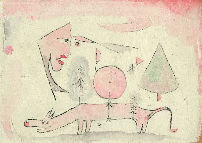Framed Print : The shameless animal, 1920. Artist: Klee, Paul (1879-1940) Framed Print : The shameless animal, 1920. Artist: Klee, Paul (1879-1940)