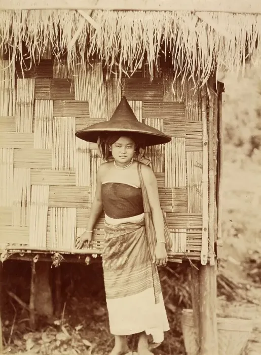 Framed Print : Shan Beauty, about 1885. Creator: Felice Beato Framed Print : Shan Beauty, about 1885. Creator: Felice Beato