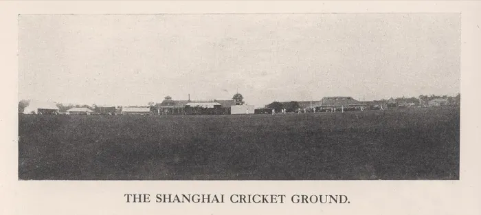 Framed Print : The Shanghai Cricket Ground, China, 1912 Framed Print : The Shanghai Cricket Ground, China, 1912