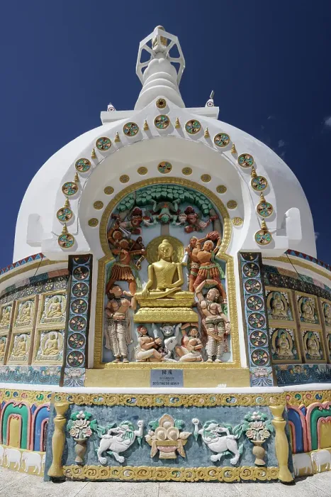 Framed Print : Shanti Stupa, Leh, Ladakh, India, 2023. Creator: Peter Thompson Framed Print : Shanti Stupa, Leh, Ladakh, India, 2023. Creator: Peter Thompson