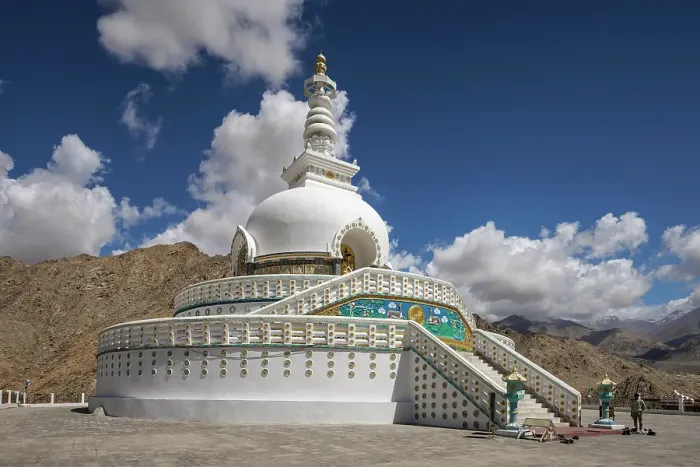 Framed Print : Shanti Stupa, Leh, Ladakh, India, 2023. Creator: Peter Thompson Framed Print : Shanti Stupa, Leh, Ladakh, India, 2023. Creator: Peter Thompson