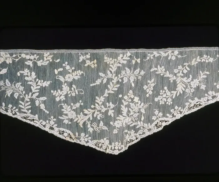 Framed Print : Shaped Sleeve Ruffle (Engageante), Burano, 1760s. Creator: Unknown Framed Print : Shaped Sleeve Ruffle (Engageante), Burano, 1760s. Creator: Unknown