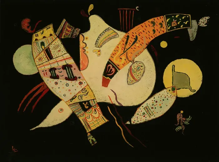 Framed Print : Shapes in Tension, 1936. Creator: Kandinsky, Wassily Vasilyevich (1866-1944) Framed Print : Shapes in Tension, 1936. Creator: Kandinsky, Wassily Vasilyevich (1866-1944)