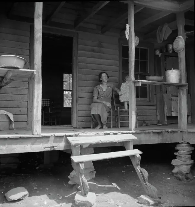 Framed Print : Sharecropper family near Chesnee, South Carolina, 1937. Creator: Dorothea Lange Framed Print : Sharecropper family near Chesnee, South Carolina, 1937. Creator: Dorothea Lange