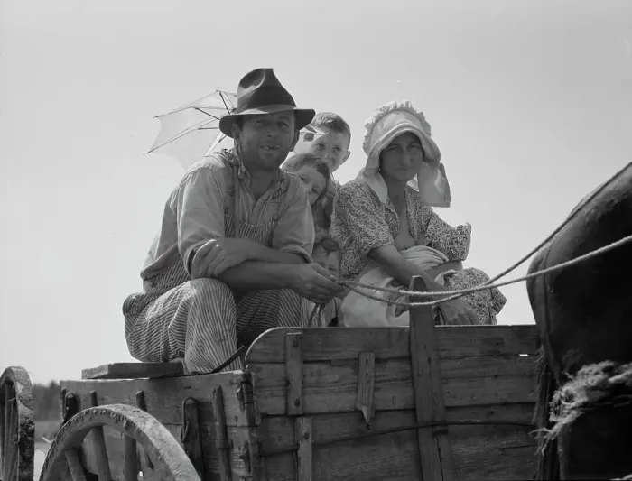 Framed Print : Sharecropper family near Hazlehurst, Georgia, 1937. Creator: Dorothea Lange Framed Print : Sharecropper family near Hazlehurst, Georgia, 1937. Creator: Dorothea Lange