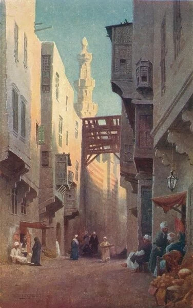Sharia Bab-El-Wazir, Cairo, c1880, (1904). Artist: Robert George Talbot Kelly