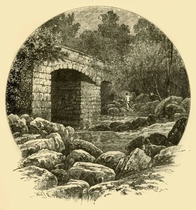 Framed Print : Shaugh Bridge, 1898. Creator: Unknown Framed Print : Shaugh Bridge, 1898. Creator: Unknown