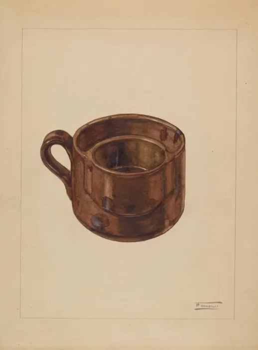 Framed Print : Shaving Mug, 1935 / 1942. Creator: Frank Fumagalli Framed Print : Shaving Mug, 1935 / 1942. Creator: Frank Fumagalli
