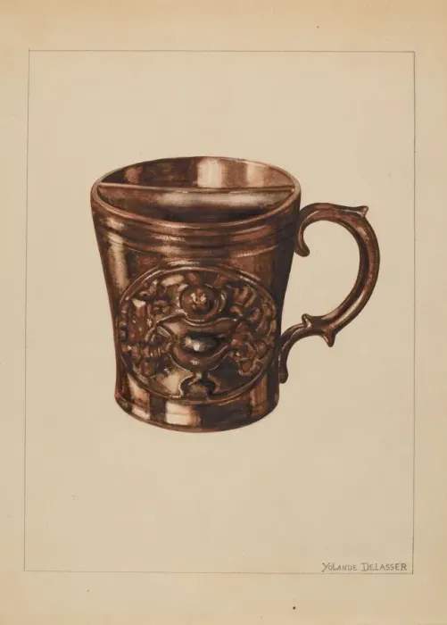 Framed Print : Shaving Mug, 1935 / 1942. Creator: Yolande Delasser Framed Print : Shaving Mug, 1935 / 1942. Creator: Yolande Delasser