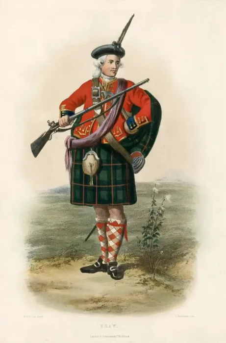 Framed Print : Shaw, from The Clans of the Scottish Highlands, pub. 1845 (colour lithograph) Framed Print : Shaw, from The Clans of the Scottish Highlands, pub. 1845 (colour lithograph)