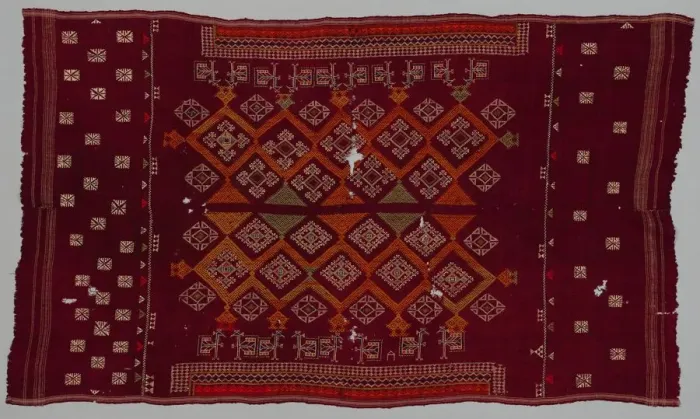 Framed Print : Shawl (?), 1700s - 1800s. Creator: Unknown Framed Print : Shawl (?), 1700s - 1800s. Creator: Unknown