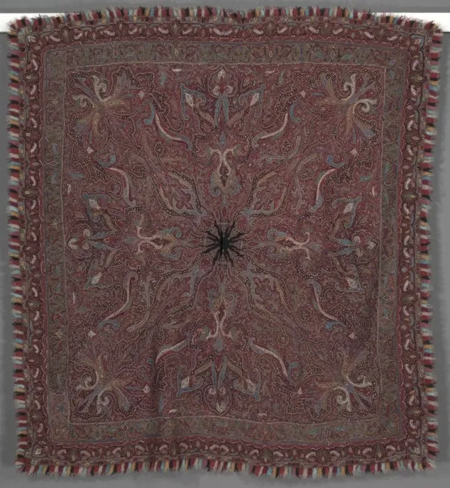 Framed Print : Shawl, 1870s - 1880s. Creator: Unknown Framed Print : Shawl, 1870s - 1880s. Creator: Unknown