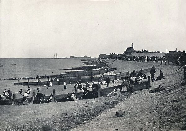 Sheerness - The Promenade and Beach, 1895