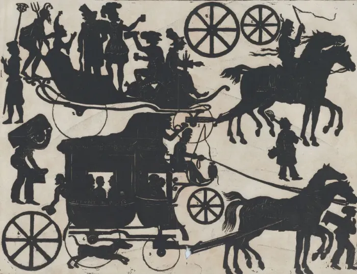Framed Print : Sheet 5 of figures for Chinese shadow puppets, ca. 1850-70. Creator: Juan Llorens Framed Print : Sheet 5 of figures for Chinese shadow puppets, ca. 1850-70. Creator: Juan Llorens