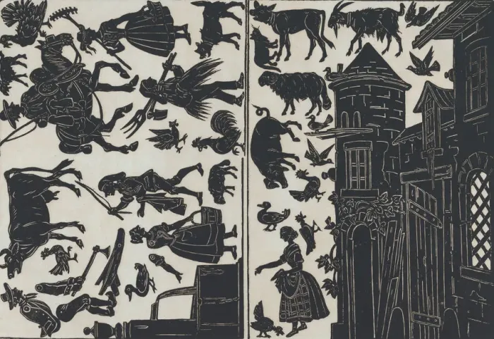 Framed Print : Sheet 6 of figures for Chinese shadow puppets, 1859. Creator: Juan Llorens Framed Print : Sheet 6 of figures for Chinese shadow puppets, 1859. Creator: Juan Llorens