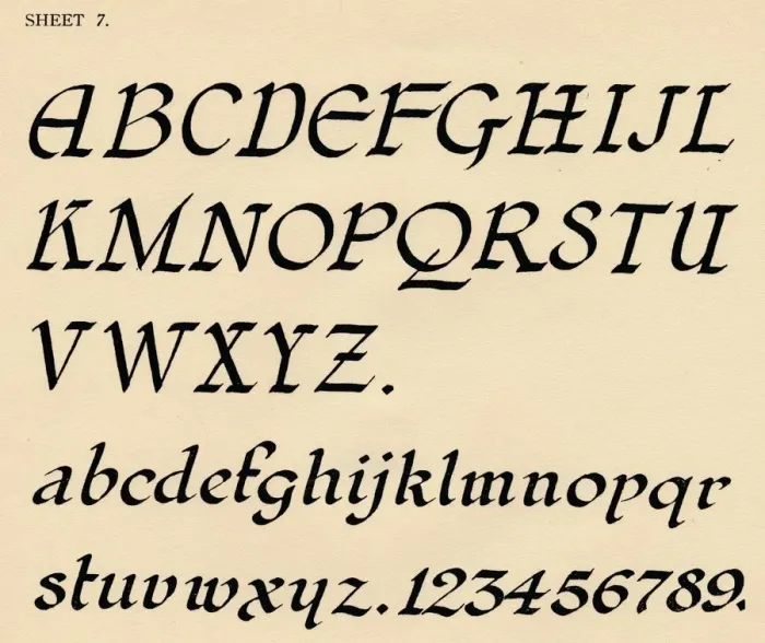 Framed Print : Sheet 7, from a portfolio of alphabets, 1929