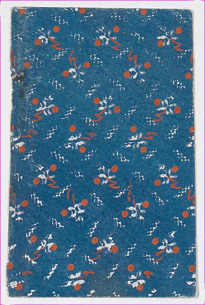 Sheet with abstract pattern, 19th century. Creator: Anon