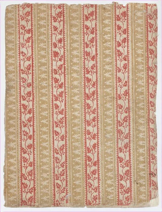 Framed Print : Sheet with five borders with abstract and floral designs, 19th century. Creator: Anon Framed Print : Sheet with five borders with abstract and floral designs, 19th century. Creator: Anon