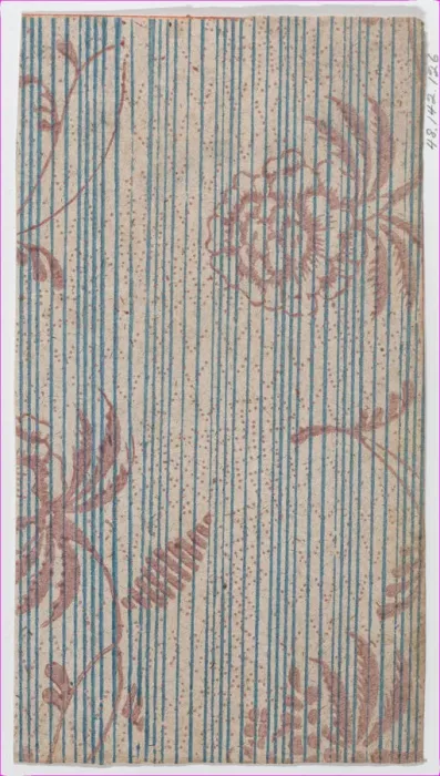 Framed Print : Sheet with two borders with an overall dot pattern, late 18th-mid-19... late 18th-mid-19th century. Creator: Anon Framed Print : Sheet with two borders with an overall dot pattern, late 18th-mid-19... late 18th-mid-19th century. Creator: Anon