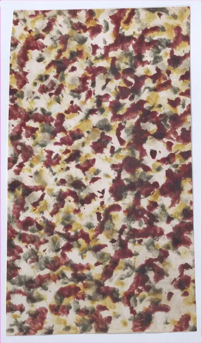 Framed Print : Sheet with marbled pattern, 19th century. Creator: Anon