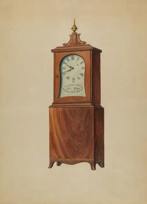 Framed Print : Shelf Clock, c. 1938. Creator: Bernard Gussow Framed Print : Shelf Clock, c. 1938. Creator: Bernard Gussow