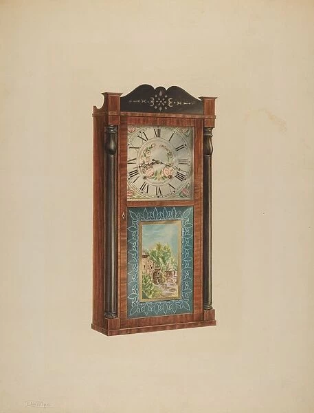 Shelf Clock, c. 1938. Creator: Lawrence Phillips