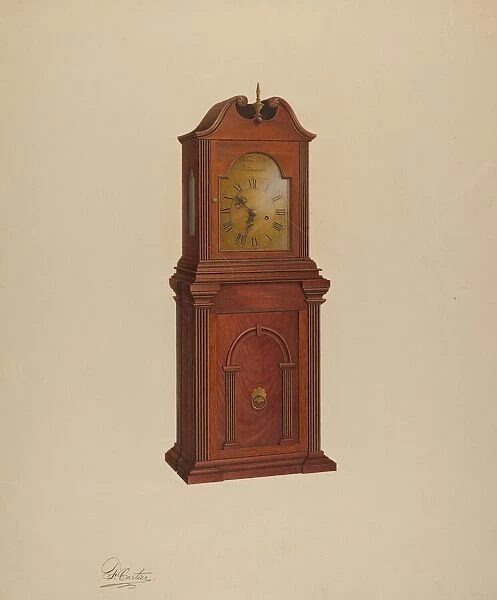 Shelf Clock, c. 1940. Creator: Ferdinand Cartier