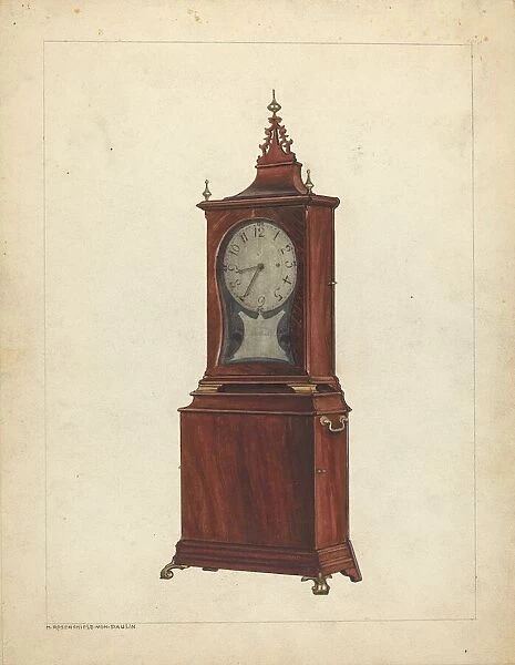 Shelf Clock, c. 1953. Creator: M. Rosenshield-von-Paulin