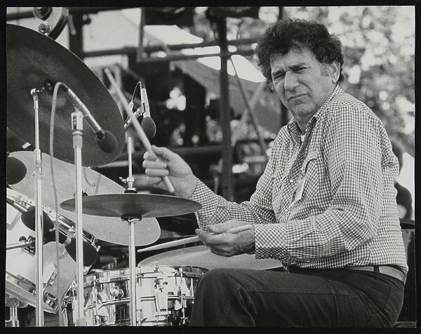 Shelly Manne playing at the Capital Radio Jazz Festival, London, 1979