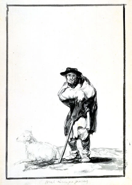 The Shepherd, c1760-1820. Artist: Francisco Goya
