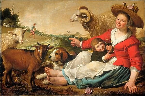The Shepherdess, 1628. Creator: Jacob Gerritsz Cuyp