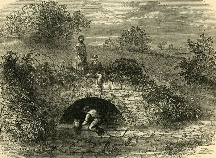 Framed Print : Shepherds Well in 1820, (c1876). Creator: Unknown