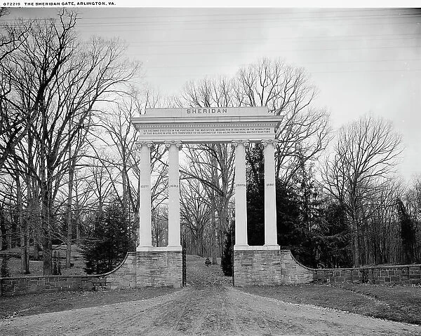 The Sheridan Gate, Arlington, Va. between 1900 and 1920. Creator: Unknown