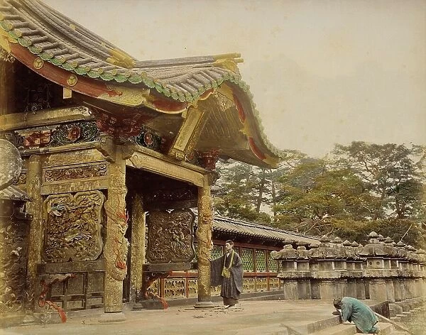 Shiba Temple, 1865. Creator: Unknown