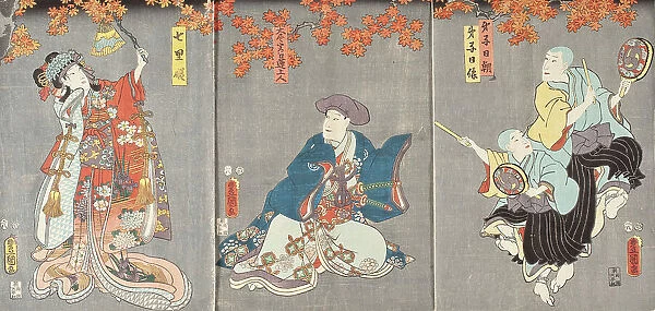 Shichiri Oboro (image 1 of 2), 1857. Creator: Utagawa Kunisada