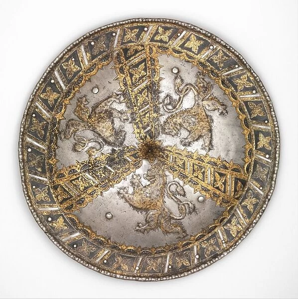 Shield, German, Landshut or Augsburg, ca. 1560. Creator: Unknown