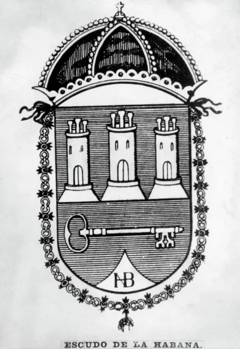 Framed Print : Shield of Havana, (1692), 1920s Framed Print : Shield of Havana, (1692), 1920s