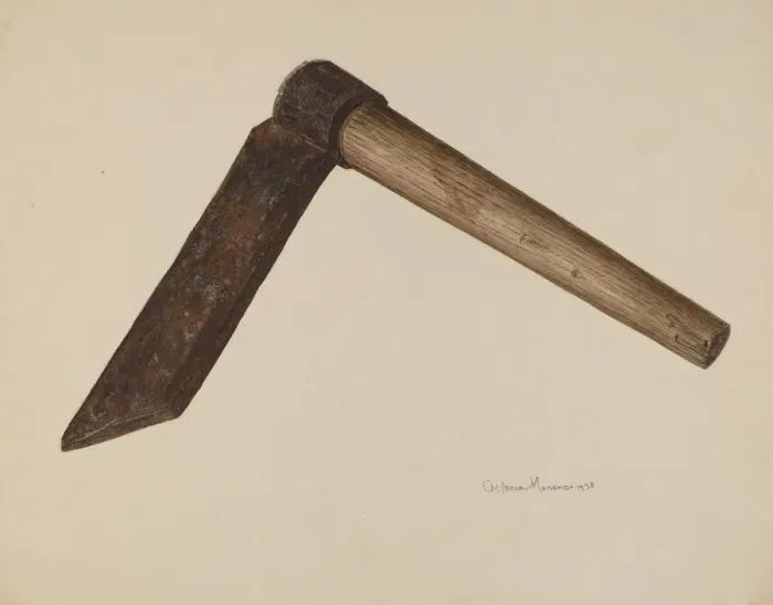 Framed Print : Shingle Knife, 1938. Creator: Alfonso Moreno Framed Print : Shingle Knife, 1938. Creator: Alfonso Moreno