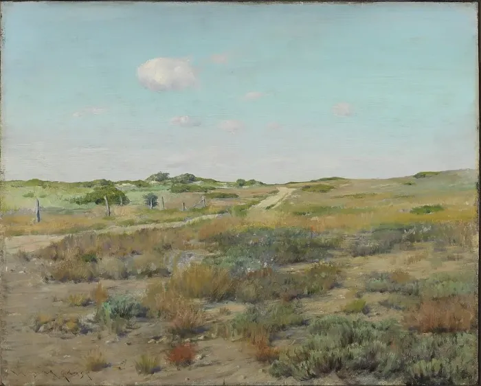 Framed Print : Shinnecock Hills, 1893. Creator: William Merritt Chase Framed Print : Shinnecock Hills, 1893. Creator: William Merritt Chase