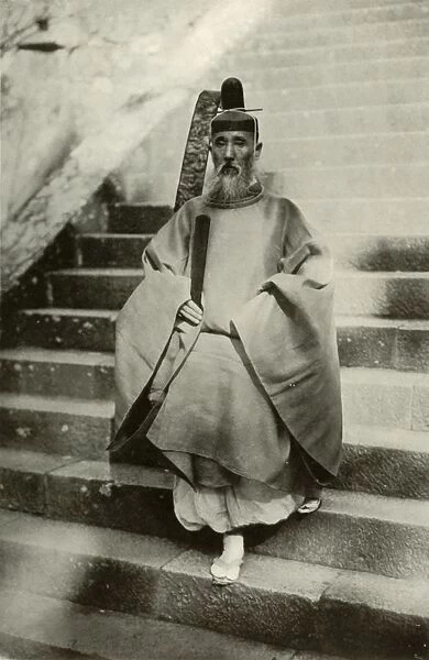 A Shinto Priest, 1910. Creator: Herbert Ponting