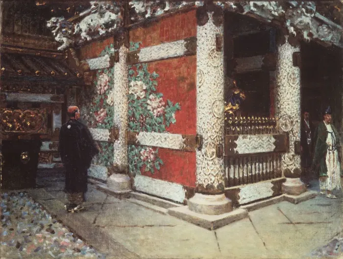 Framed Print : The Shinto Shrine at Nikko, 1903. Artist: Vereshchagin, Vasili Vasilyevich (1842-1904) Framed Print : The Shinto Shrine at Nikko, 1903. Artist: Vereshchagin, Vasili Vasilyevich (1842-1904)