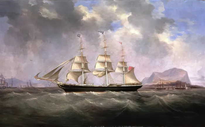 Framed Print : The Ship John Duthie, c1864. Creator: Arthur Smith Framed Print : The Ship John Duthie, c1864. Creator: Arthur Smith