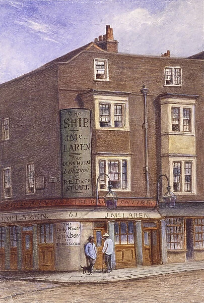 Ship Tavern, Goodmans Yard, London, c1870. Artist: JT Wilson