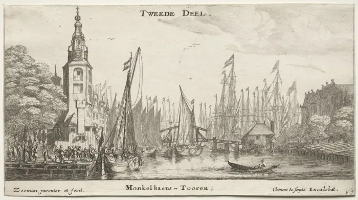 Framed Print : Ships of Amsterdam. Creator: Reinier Nooms (Dutch, c. 1623-1667) Framed Print : Ships of Amsterdam. Creator: Reinier Nooms (Dutch, c. 1623-1667)