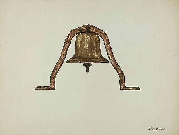 Ship's Bell, 1939. Creator: Edith Towner