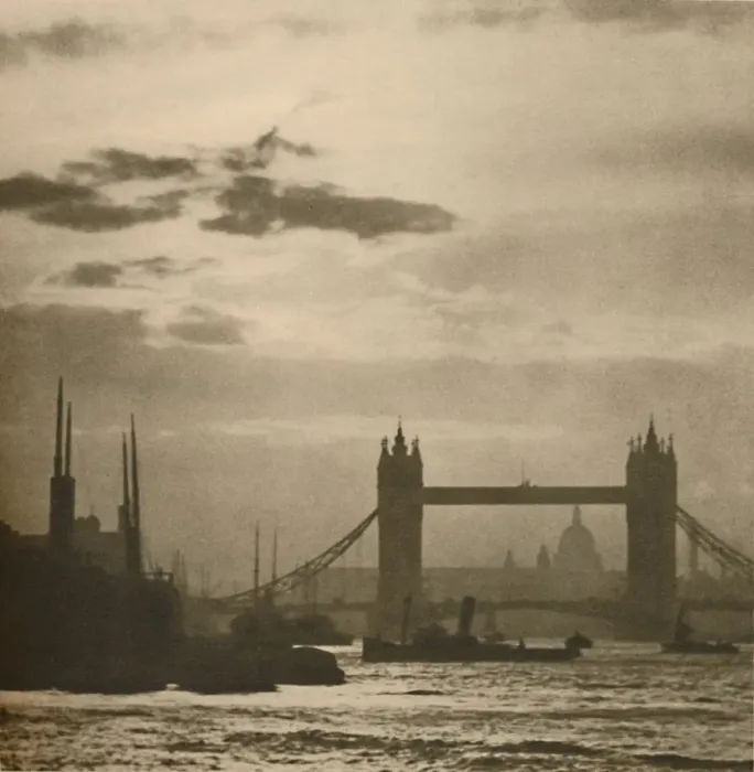 Framed Print : As the Ships See London From The Pool, c1935. Creator: Unknown Framed Print : As the Ships See London From The Pool, c1935. Creator: Unknown