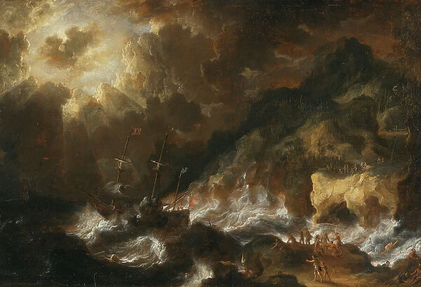 Shipwreck, 1692. Creator: Peter van de Velde