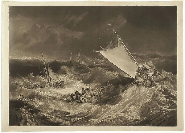 A Shipwreck, 1805 / 07. Creator: Charles Turner