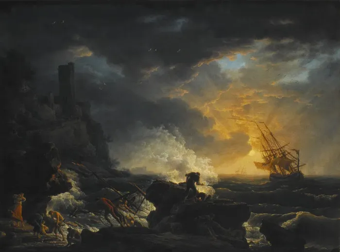 Framed Print : Shipwreck, Second Half of the 18th cen Artist: Vernet, Claude Joseph (1714-1789) Framed Print : Shipwreck, Second Half of the 18th cen Artist: Vernet, Claude Joseph (1714-1789)