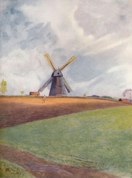 Shiremark Mill, Capel, 1912, (1914). Artist: Jamess Ogilvy